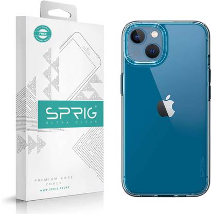 Sprig Transparent Back Cover for APPLE iPhone 13, Apple iPhone 13, iPhone 13
