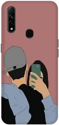 Zaplab Back Cover for Zaplab Back Cover for OPPO A31, CPH2015 Cute Girl and boy