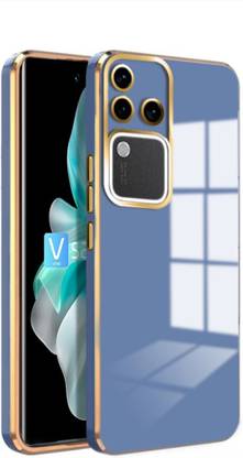 FLIPMART COVER Back Cover for Vivo V30, Vivo V30 Pro, Premium Soft Chrome Case