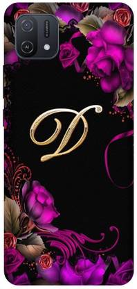 PHONE WALEY.COM Back Cover for OPPO A16k , CPH2349 , D letter,D name D word , Printed Back Cover