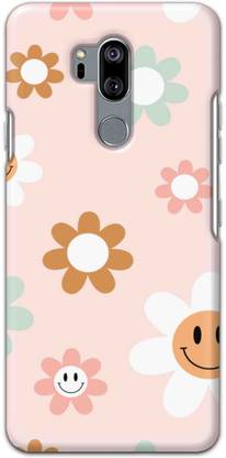 NDCOM Back Cover for LG G7 ThinQ / Lg G7 Plus ThinQ Smiling Flowers Printed Hard Case