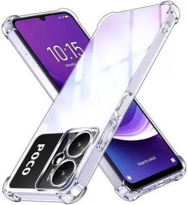 ShieldTech Back Cover for POCO M6 5G Transparent Mobile Back Cover Case For POCO M6 5G