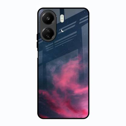 QRIOH Glass Back Cover for Redmi 13C