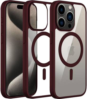 Coverskart Back Cover for Apple iPhone 14 Pro Max, Camera Protection Crystal Clear MagSafe Case