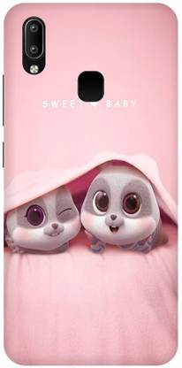 Zaplab Back Cover for Zaplab Back Cover for vivo Y95, vivo 1807, Cute Rabbit