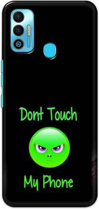 NDCOM Back Cover for Tecno Spark 7T Don’t Touch My Phone Angry Face Printed