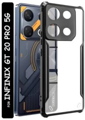 Techforce Back Cover for Infinix GT 20 Pro cover, Black