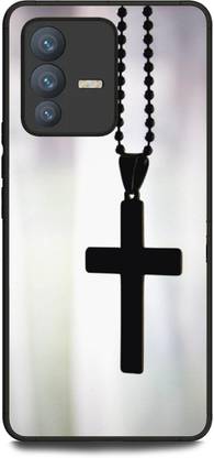 INDICRAFT Back Cover for Vivo V23 Pro 5G (JESUS, CRIST, JESUS SAVES CROSS, GOD, LORD )
