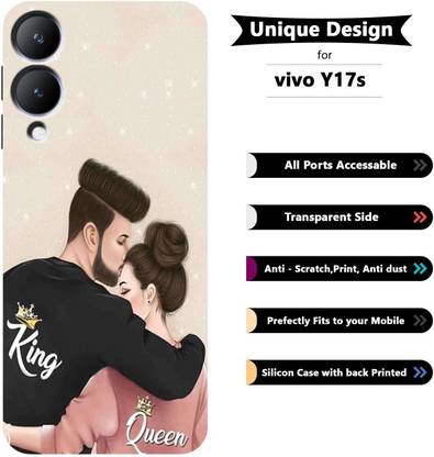 BUYMORE Back Cover for Vivo Y17s