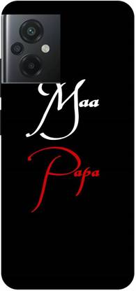 FRONK Back Cover for POCO M5, MZB0CEZIN, MOM, DAD, MAA, PAA, LOVE