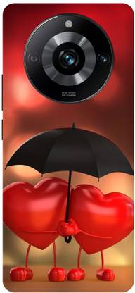 JUGGA Back Cover for realme 11 Pro 5G, HEART, UMBRELLA, LOVE, COUPLE