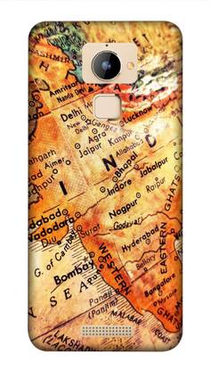 NDCOM Back Cover for Coolpad Note 3 / Coolpad Note 3 Plus Travel Map