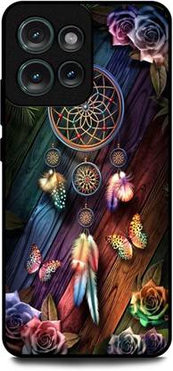 WallCraft Back Cover for MOTOROLA Edge 50 5G (FEATHER, DREAM CATCHER, COLORFUL, TEXTURE, PRETTY