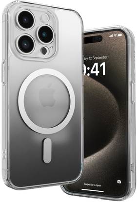 eller santé Back Cover for iPhone 15 Pro, Maven Magpro Camera Screen Protector Compatible With MagSafe