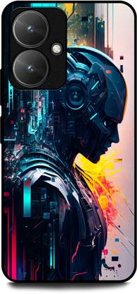 WallCraft Back Cover for Redmi 13C 5G (ROBOT, CYBERPUNK, AI GENERATED, TECNOLOGY