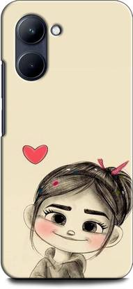 INDICRAFT Back Cover for Realme 10 Pro 5G, RMX3660 GIRL, ANIME, CARTOON, LOVE, CUT GIRL
