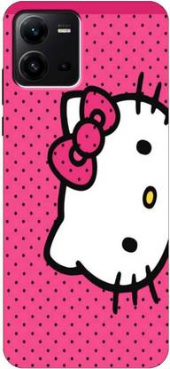 iprinto Back Cover for vivo V25 5G, V2202 Hello Kitty Back Cover