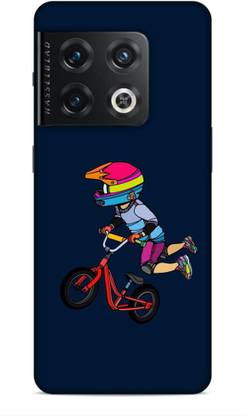 SILENCE Back Cover for SILENCE Stunt with bicycle Designer Printed HARD BACK CASE COVER FOR OnePlus 10 Pro