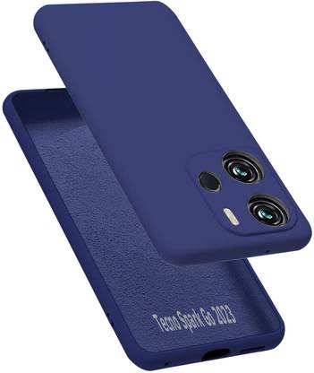 MOBIDEER Back Cover for Tecno Spark Go 2023, Matte Rubberized Soft Silicone Protective Cloth Inside