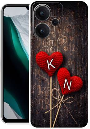 INTELLIZE Back Cover for Realme 14T 5G KN, K LOVE N, N LOVE K, K LETTER, N LETTER, KN NAME