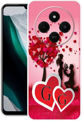 GRAFIQE Back Cover for REDMI A4 5G GG, G LOVE G, G LETTER, GG NAME