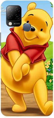 Wall Art Back Cover for INFINIX HOT 10s Winnie The Pooh,Cute cartoon, Pooh Bear Printed