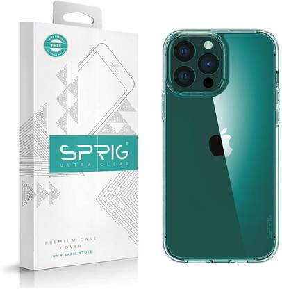 Sprig Transparent Back Cover for APPLE iPhone 13 Pro, Apple iPhone 13 Pro