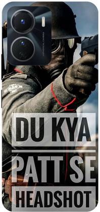 Bluvver Back Cover for Bluvver Back Cover for vivo Y16, V2204 | V2214, Pubg Game