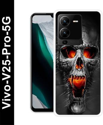 JSSIS Back Cover for Vivo V25 Pro 5G ( SKULL,NATURE LOVE,) PRINTED BACK COVER