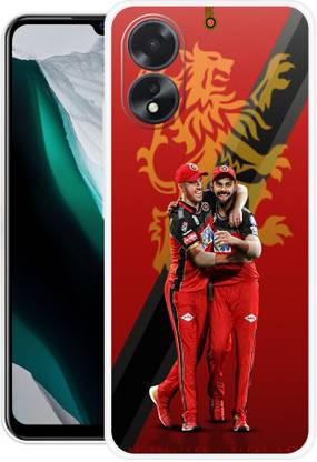 Indus Back Cover for OPPO A18, Virat, Kohli, AB De Villiers, RCB, Player, 117