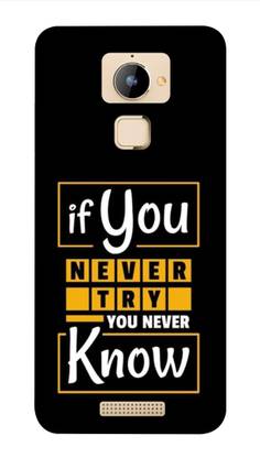 NDCOM Back Cover for Coolpad Note 3 / Coolpad Note 3 Plus If you Never Try