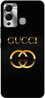 FRONK Back Cover for Infinix HOT 12 Play, X6816C, GUCCI, GOLD, LOGO, SIGN, DESIGN, ART
