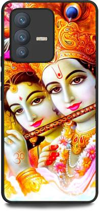 INDICRAFT Back Cover for Vivo V23 Pro 5G (RADHA KRISHNA, LORD, KANHIYA, KRISHANJI, GOD )