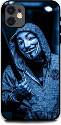 INDICRAFT Back Cover for APPLE iPhone 12 ANONYMOUS BLADE, JOKER, HACKER, V FOR VANDATA