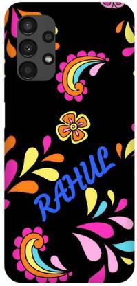 FIKORA Back Cover for SAMSUNG Galaxy A13, RAHUL, NAME, ALPHABET, LETTER