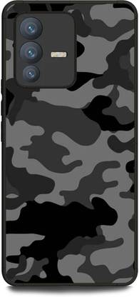 INDICRAFT Back Cover for Vivo V23 Pro 5G (ARMY, TEXTURE, UNIFORM, MILITARY, COMO, ARMY DRESS )