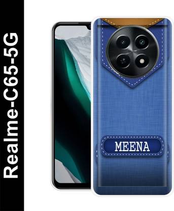 SARTOOLIYA Back Cover for Realme C65 5G, M NAME, M LOVE, M ALPHABET, M LETTER NAME