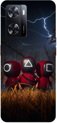 COVERJET Back Cover for Oppo A57E- SQUID, GAME, CARTOON, SEREAL,567