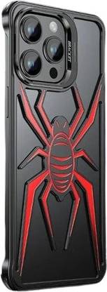 MILLION CASES Back Cover for iPhone 15 Pro Max Creepy Crawl Smart Kickstand Case