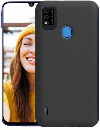 HN RETAIL Back Cover for for Itel A48 (Black, Flexible)