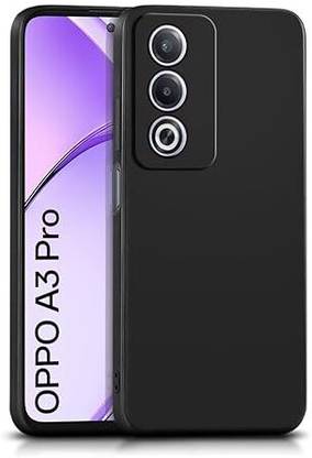 YAFILO Back Cover for Oppo A3 Pro Protective Design|Black Matte Finish |Camera Bump Protection|Case