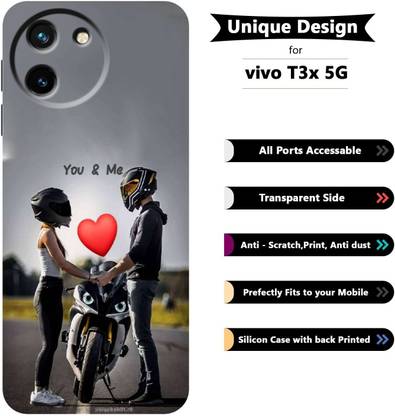 BUYMORE Back Cover for Vivo T3x 5G