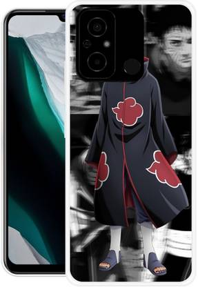 ORBIQE Back Cover for POCO C55 OBITO, UCHIHA, ANIME, NEON, ANIMATION