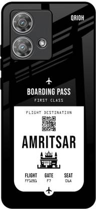 QRIOH Glass Back Cover for Motorola Edge 40 Neo