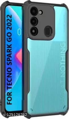 mobies Back Cover for Tecno Spark GO 2022 Shockproof Bumper Crystal Clear Camera Protection