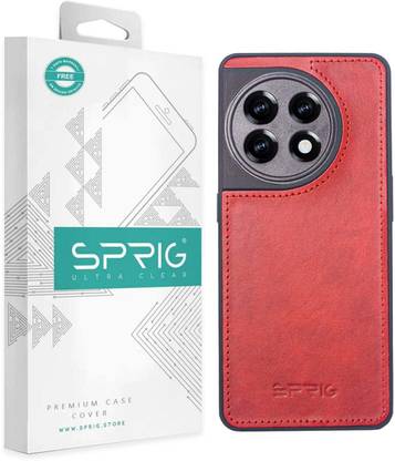 Sprig Matte Leather Back Cover for OnePlus 11R 5G