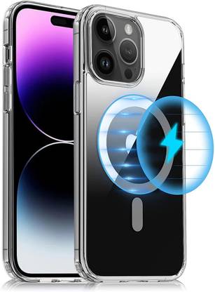 LIRAMARK Back Cover for Magnetic Protective Clear Case Compatible with Magsafe, Apple iPhone 14 Pro (6.1 inch)
