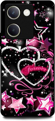 WallCraft Back Cover for Vivo Y300 Plus (HART, STARS, GALAXY, GLITTER, LOVE