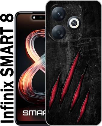 kudia Back Cover for Infinix SMART 8, (X6525B), INFINIX SMART 8, SMART 8
