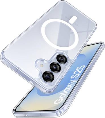 Maxboost Back Cover for Samsung S25 5G Slim Shockproof Anti-Yellow Transparent case Phone Back Cover Case